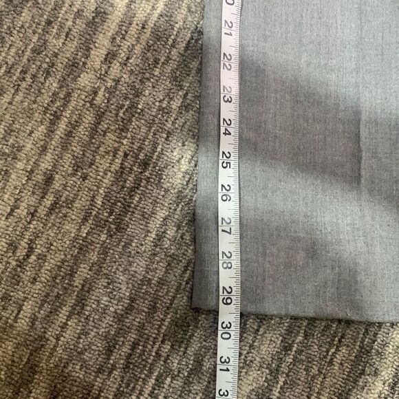Talbots Womens Size 4 Wool Dress Pant Gray Flat Front Pockets Straight Leg Lined - Picture 6 of 7